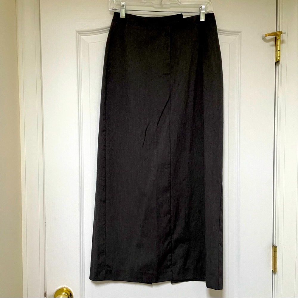 Express Dark Grey Maxi Skirt